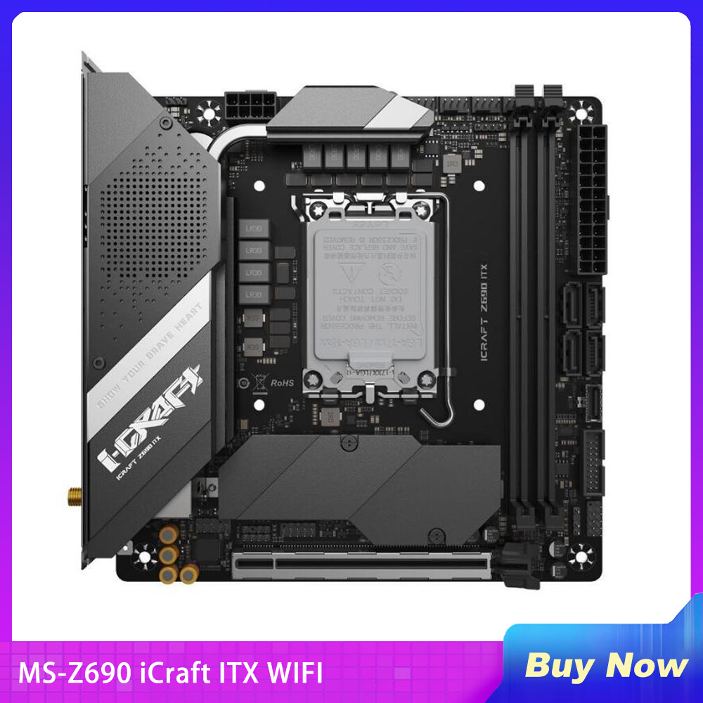 Nouveau MS-Z690 iCraft ITX WIF - Lga1700 Itx Motherboard Ddr5 avis et prix
